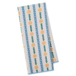 Scandi Spring Flowers Printed Microfiber Dishtowel