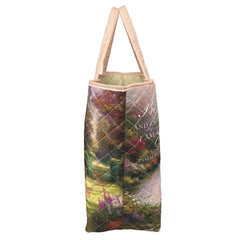 "Be Still - Psalm 46:10" Designer Quilted Tote Bag