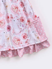 Clover Cottage - Bunny Blooms Girls Dress Easter