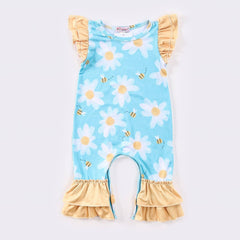 Clover Cottage - Bee Daisy Baby Romper