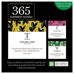 2026 365 Inspiring Women Daily Desktop Calendar