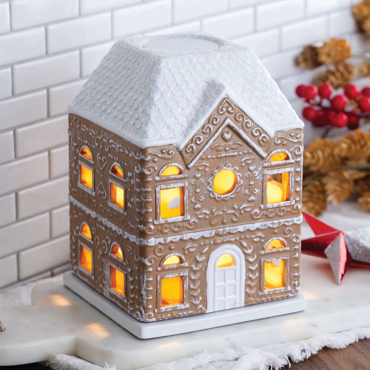 Gingerbread House Canopy Fragrance Warmer