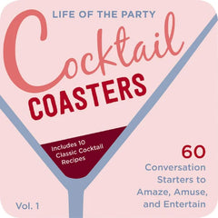 Life of the Party Cocktail Coasters (Volume 1)