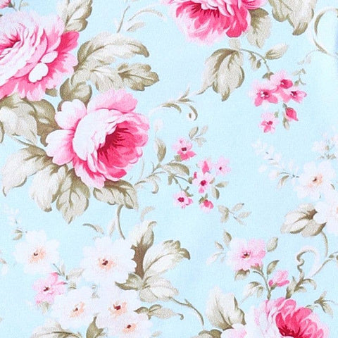 Clover Cottage - Rosy Aqua Baby Romper