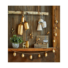 Antique Bells & Jute Rope Garland