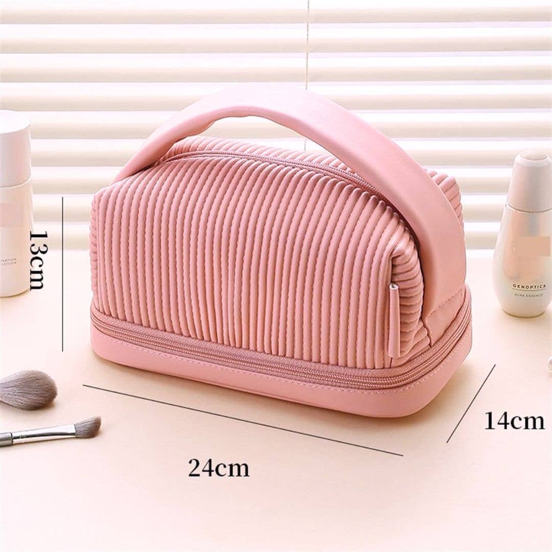 Large Two-Tiered Makeup Bag