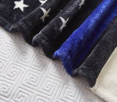 "Police Department Flag"  Blanket