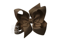 6.5" SIGNATURE GROSGRAIN DOUBLE KNOT BOW ON CLIP