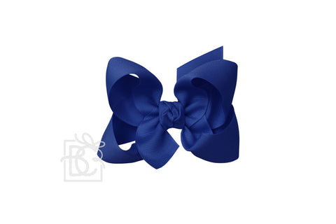 SIGNATURE GROSGRAIN DOUBLE KNOT BOW ON CLIP