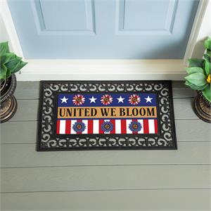 American Classic Patriotic Sunflower, Flocked Coir