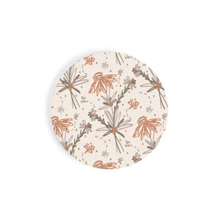 FLORAL PATTERN CAR COASTER