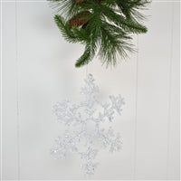 12” ACRYLIC SNOWFLAKE ORNAMENT