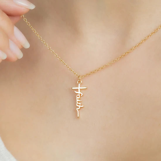Faith Collection Necklace - Faith Can Move Mountains