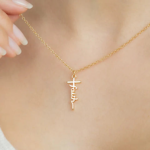 Faith Collection Necklace - Faith Can Move Mountains