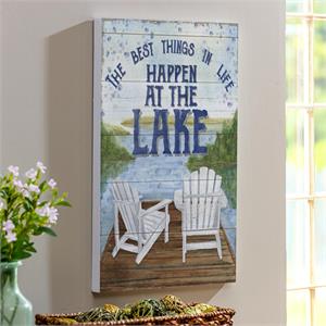 Lake View Wall Art The Best Things in Life 16x24