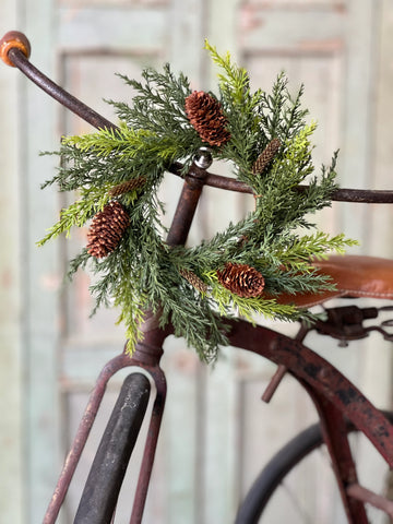 Prickly Pine Candle Ring | Green | 9"