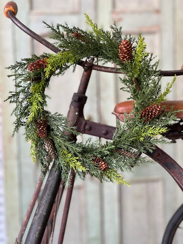 Prickly Pine Candle Ring | TT Green | 12"