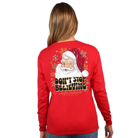 Simply Southern Don't Stop Believing Long Sleeve Shirt