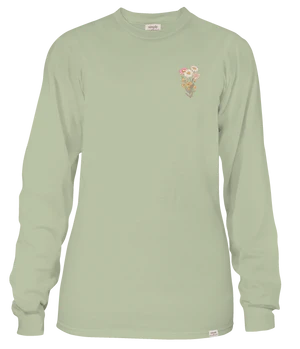 Simply Southern | LS Adult Flower | Sage
