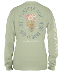 Simply Southern | LS Adult Flower | Sage