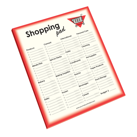 Jumbo Shopping Note Pad