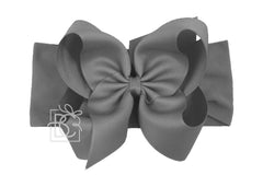 5.5" ANTYHOSE HEADBAND WITH CLASSIC GROSGRAIN BOW