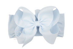 5.5" ANTYHOSE HEADBAND WITH CLASSIC GROSGRAIN BOW