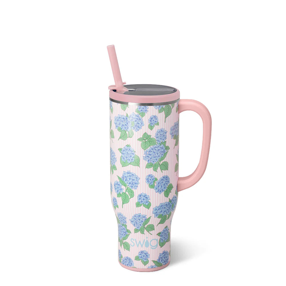 Mega Mug 30oz-Hydrangeas