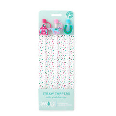 Go Baby Go Straw Topper Set