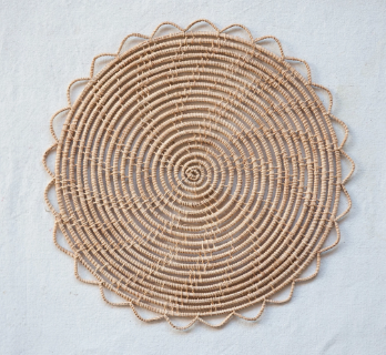 Hand-Woven Palm Placemat