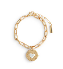 Love you Locket Bracelet - Gold