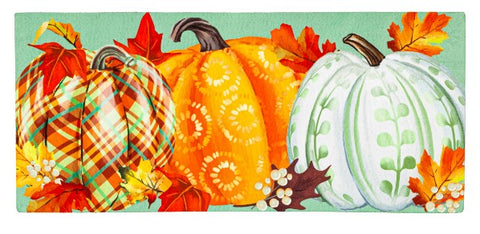 Painted Fall Pumpkins Sassafras Switch Mat
