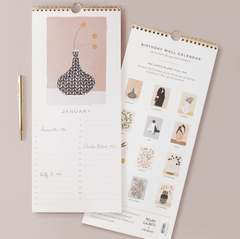MG STILL LIFE BIRTHDAY WALL CALENDAR