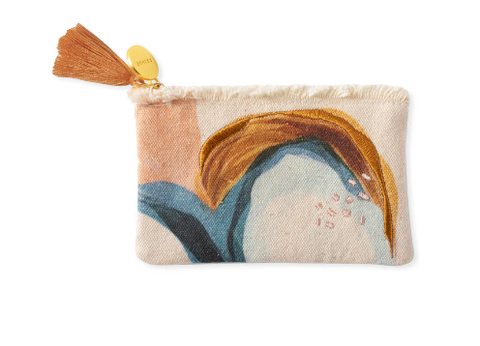 MHN ABSTRACT COIN POUCH