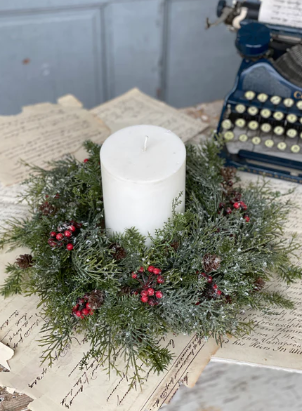 Wintry Mix Candle Ring