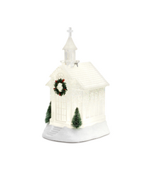 Lit Crystal Church Figure