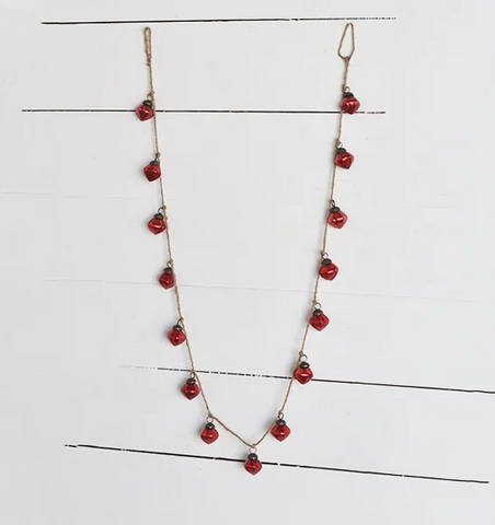 MINI RED JUTE STRING ORNAMENTS