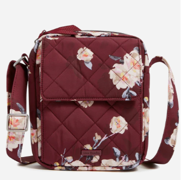 Small Crossbody Bag in Performance Twill-Blooms and Branches