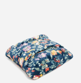 Plush Fleece Travel Blanket in Fleece-Fresh Cut Floral Critters