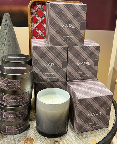 Maril Pumpkin + Birch Candle