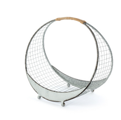 Iron Fire Wood Basket