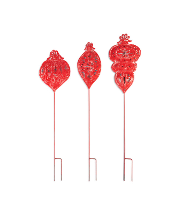 Metal Ornament Shaped Garden Stakes