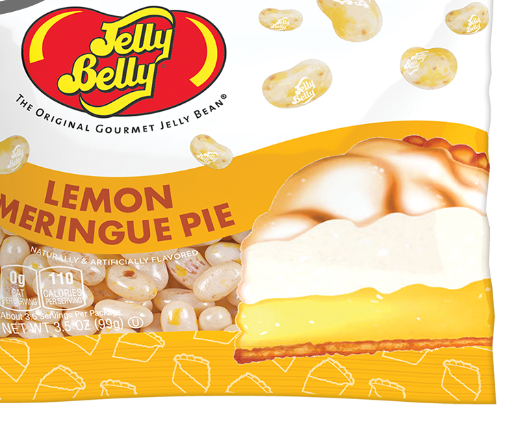LEMON MERINGUE JELLY BEANS 3.5 OZ GRAB & GO BAG