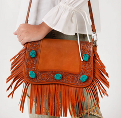 Boho Medium Tassle Bag