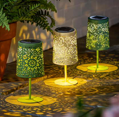 Table Top Metal Solar Lantern