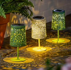 Table Top Metal Solar Lantern
