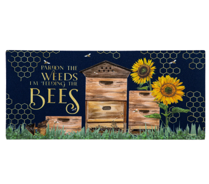Pardon the Weeds Bees Sassafras Switch Mat