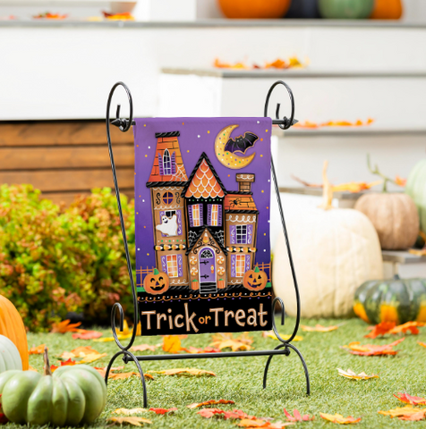 Trick or Sweets Lustre Garden Flag