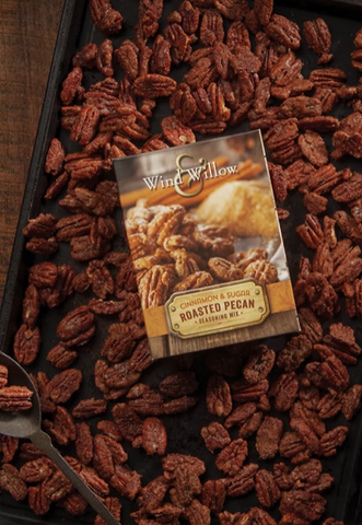 Cinnamon and Sugar Roasted Pecans