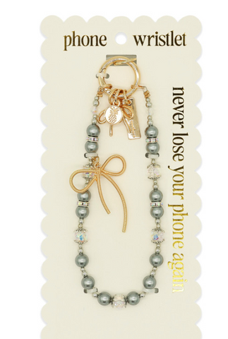 Phone Wristlet-Pearl Gray